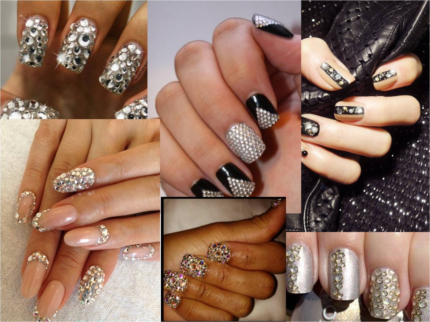 2. "Rhinestone Nail Designs on Tumblr" - wide 3