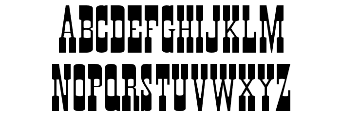 Old Western Wanted Font