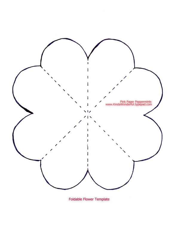 Paper Flower Templates Pattern