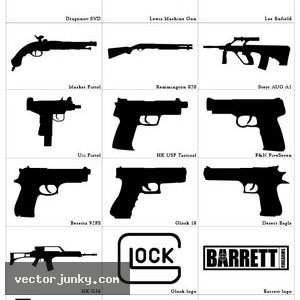 Papercraft Gun Templates