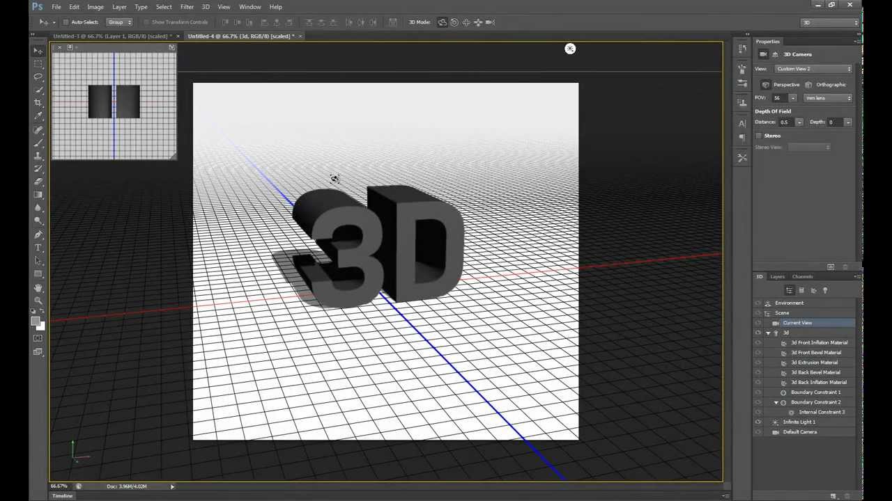 Photoshop CS6 3D Tutorial