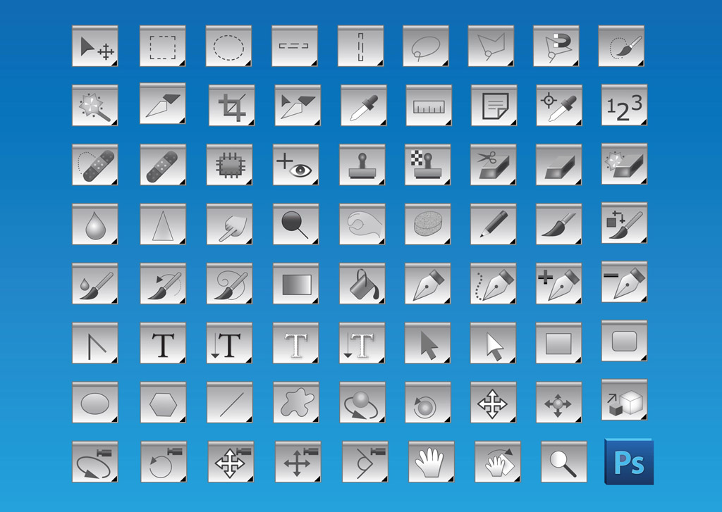 Photoshop Tool Icons