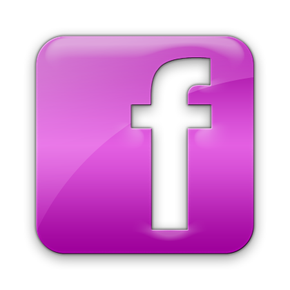 Pink Facebook Logo Icon