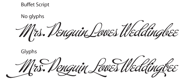 Pretty Script Fonts