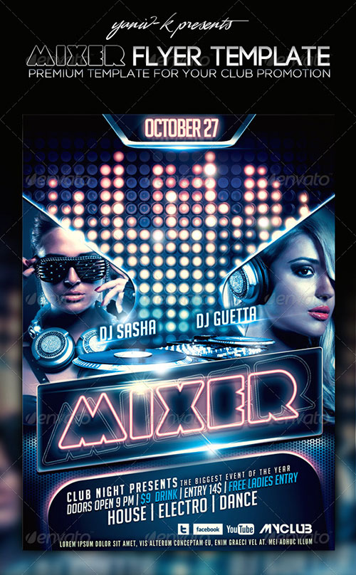 PSD Club Flyer Templates Free Download PSD Club Flyer Templates Free Download