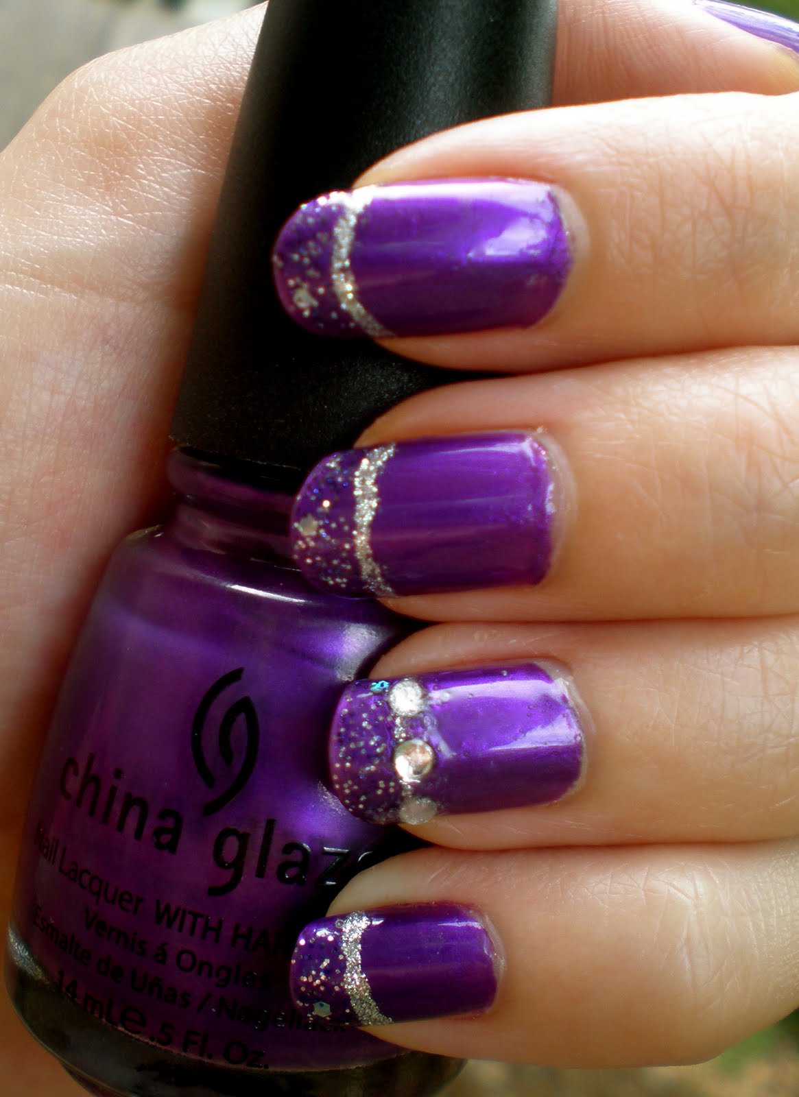 Purple Nail Polish Designs