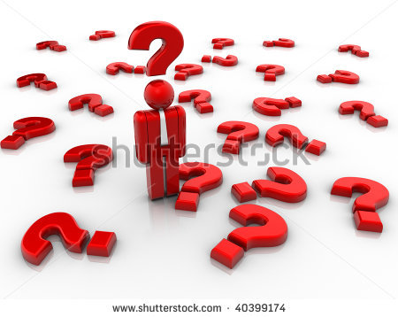 Question Mark 3D People Icons