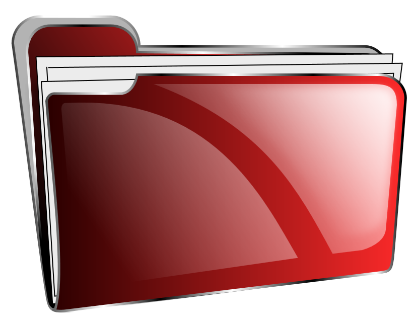 Red Folder Icon Red Folder Icon