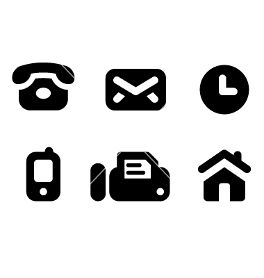 Resume Contact Icons Vector Free Resume Contact Icons Vector Free
