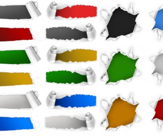 Ripped Paper PSD Template Ripped Paper PSD Template