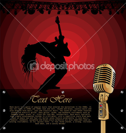 Rock Musicians On Stage Rock Musicians On Stage