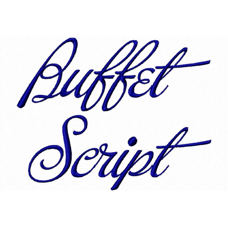 Script Fonts Embroidery Designs