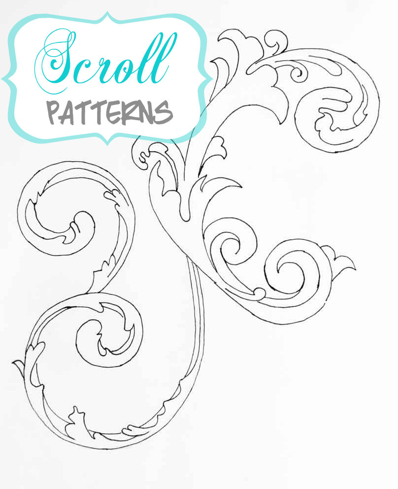 Scroll Applique Patterns Free Printable