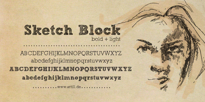 Sketch Block Font Free Download