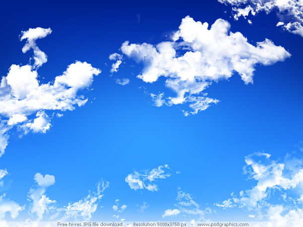 Sky Blue Photoshop Background Designs