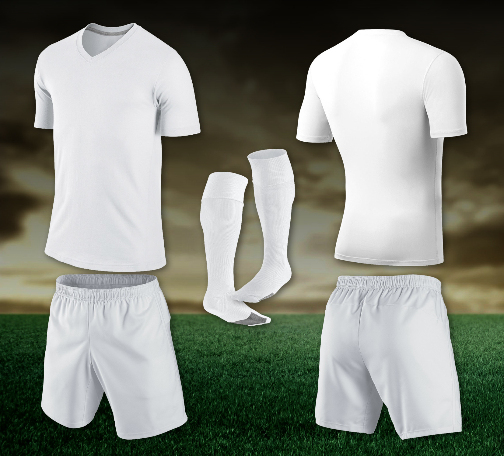 Download 11 Football Uniform Template PSD Images - Nike Football ...