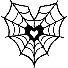 Spider Web Heart
