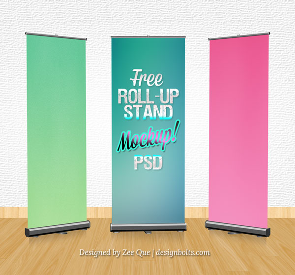 Stand Up Banner PSD Mockup Stand Up Banner PSD Mockup