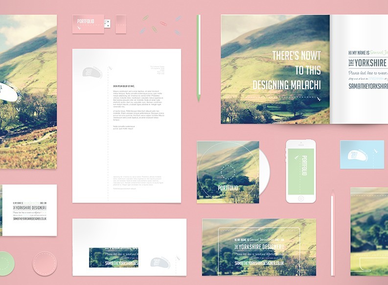 Stationary Mockup Psd Free