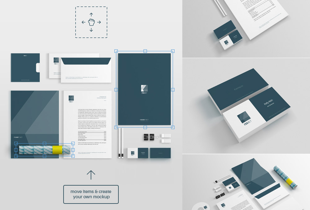 Stationery Mockup Psd Free