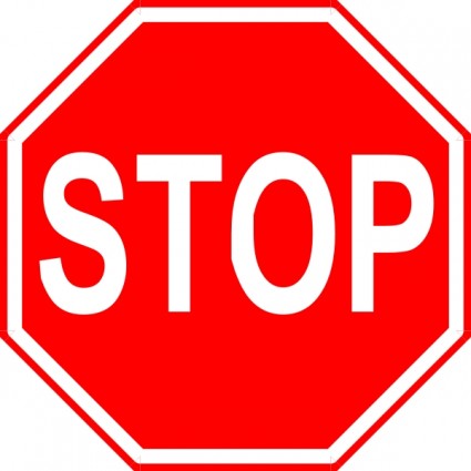 Stop Sign Clip Art Free