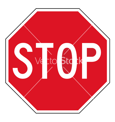 Stop Sign Vector