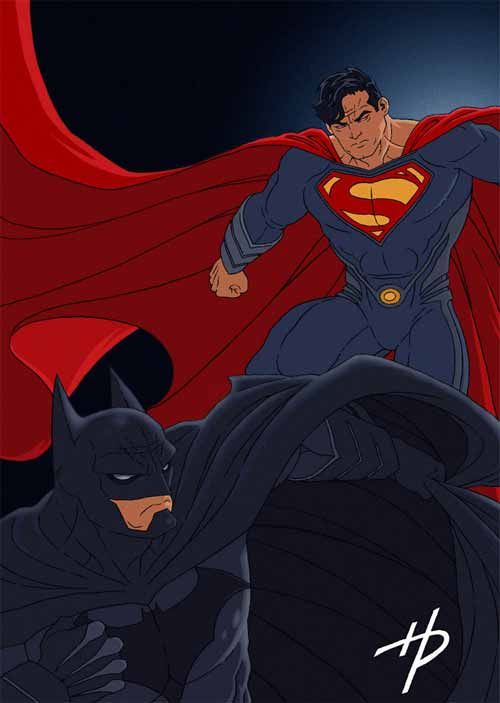 Superman vs Batman Anime