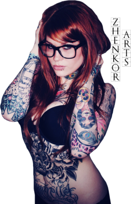 Tattooed Girl PSD