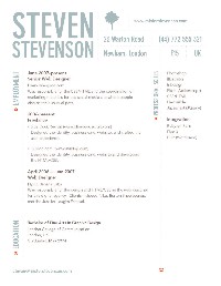 Best Professional Resume Design