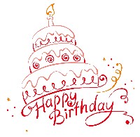 Happy Birthday Cake Vector