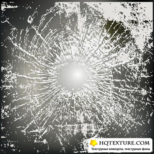 Vector Broken Glass Texture