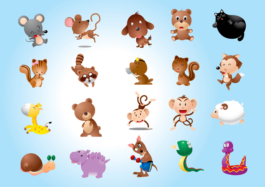 Vectors Animal Characters