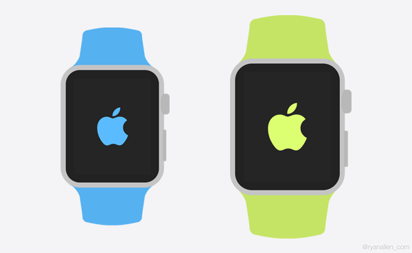 Watch Apple Icon Template