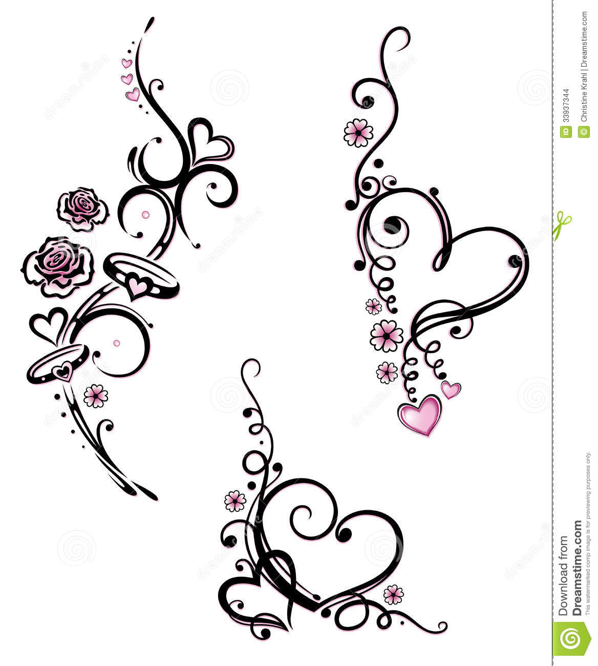 Wedding Rings with Heart Vector Wedding Rings with Heart Vector