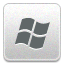 Windows Icon Black and White