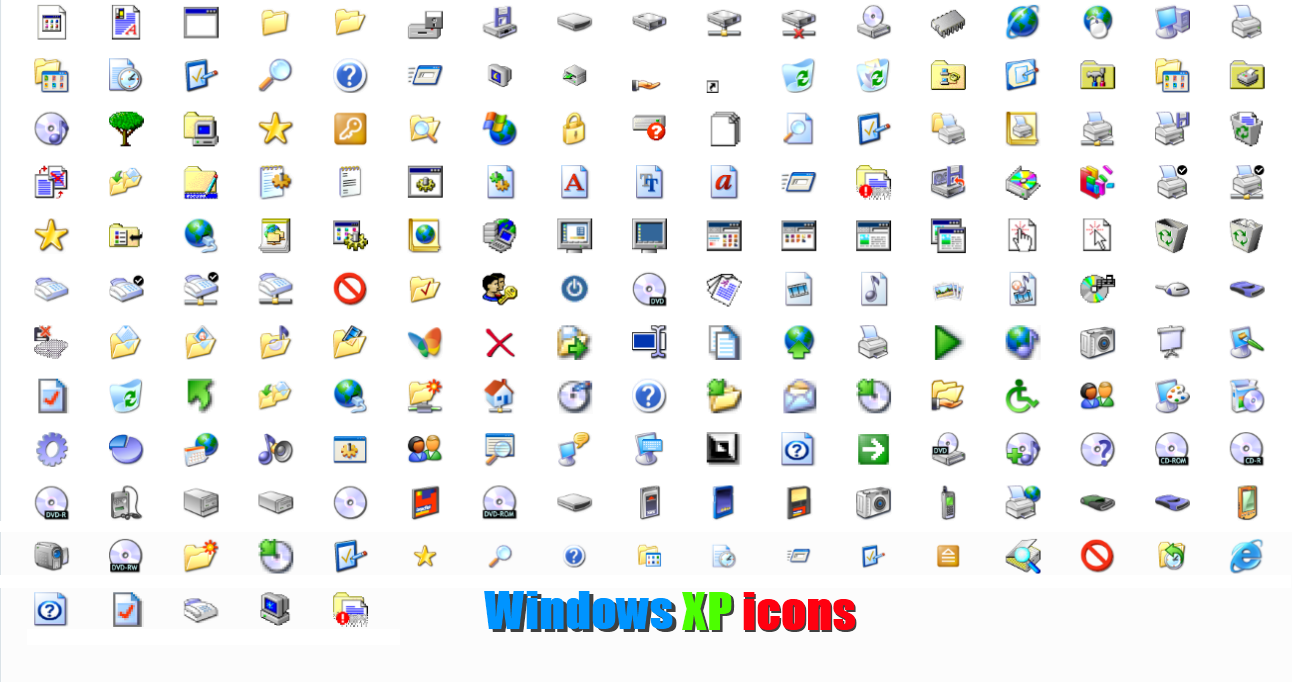 Windows XP Folder Icons