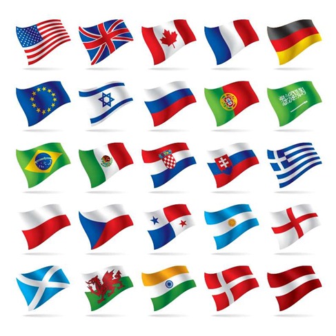 World Flags Vector Free