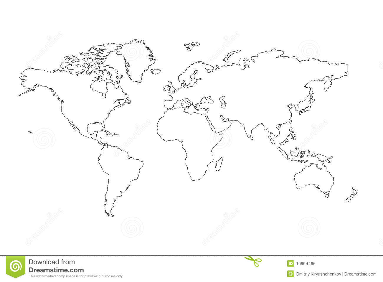 World Map Outline