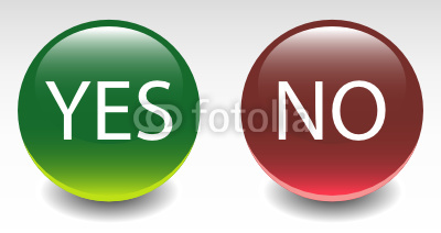 Yes or No Button