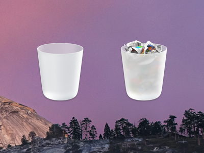 Yosemite Trash Icon Mac OS X