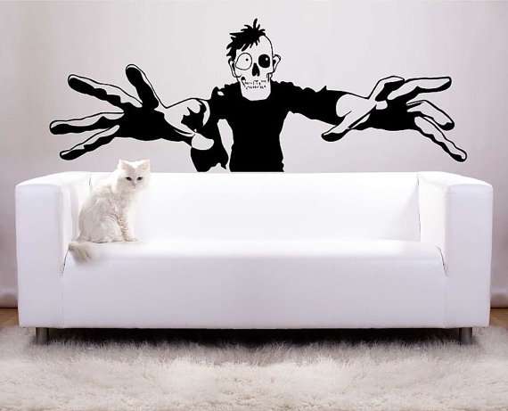 Zombie Wall Decal Huge