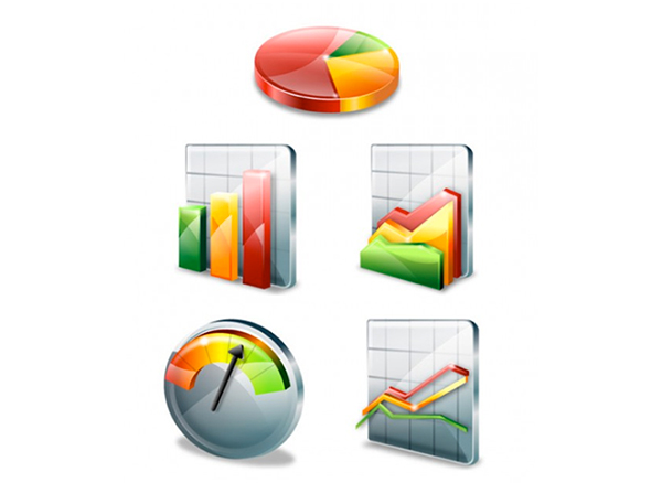 3D Icons Vector Free Download