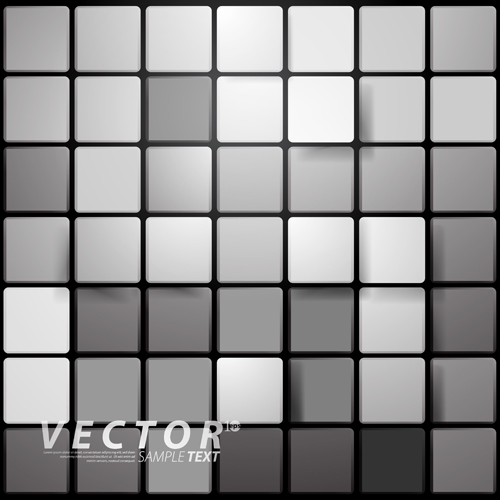 3D Square Vector