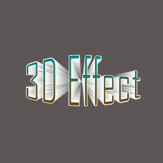3D Text Effect Tutorials Photoshop