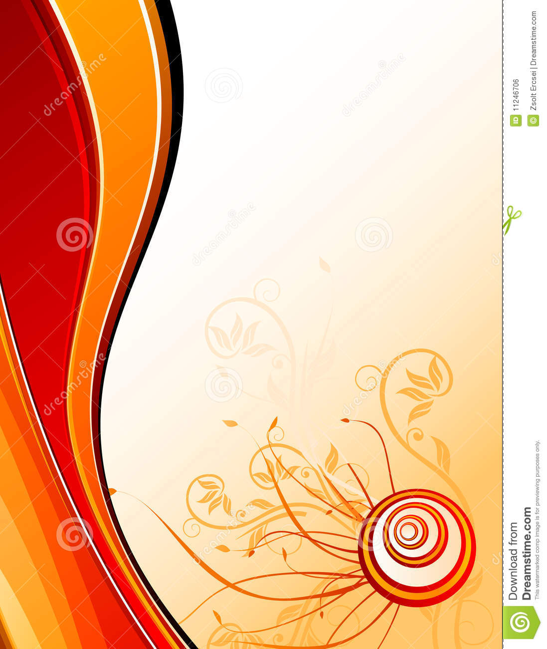 Abstract Floral Vector Design