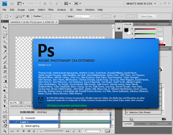 Adobe Photoshop CS4 Free Download