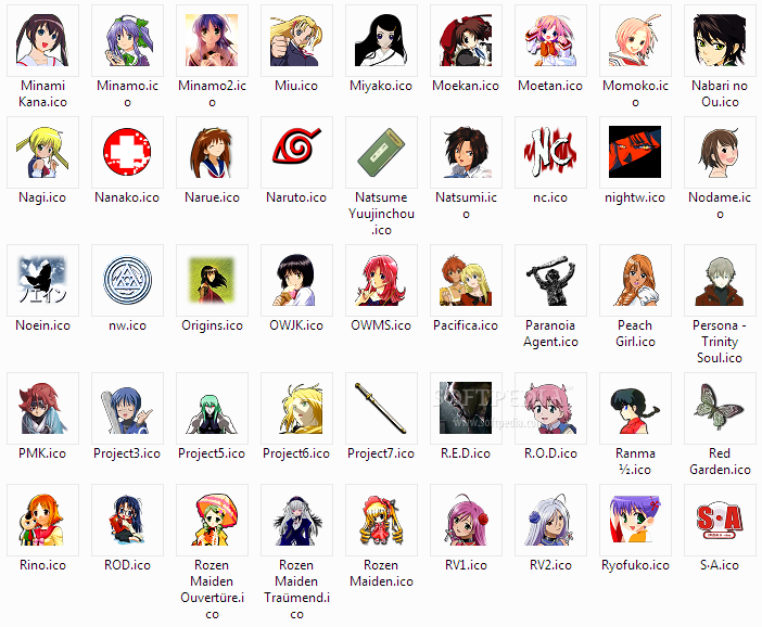 Anime Desktop Icons