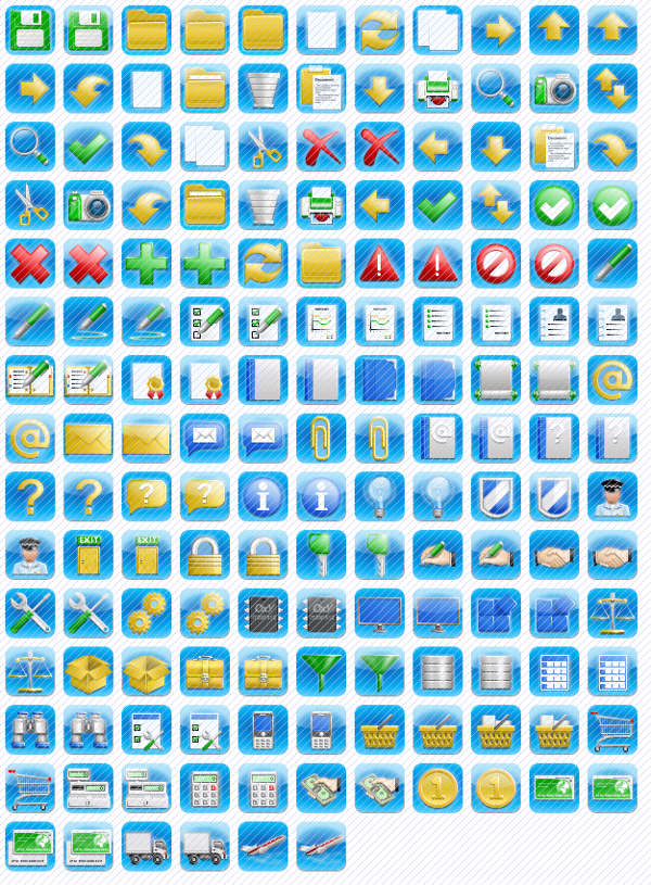 Apple iPhone Toolbar Icons