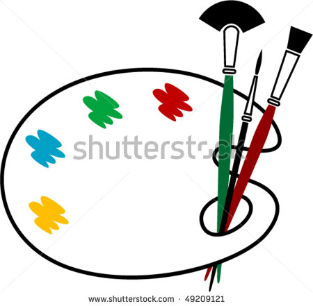 Artist Palette Vector Artist Palette Vector