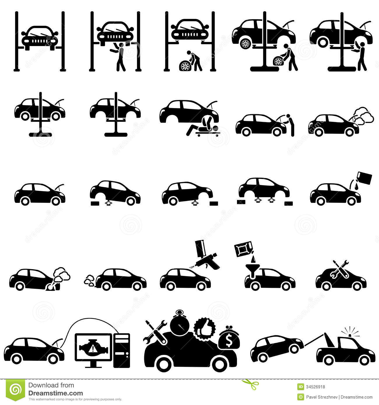 Auto Repair Vector Icon